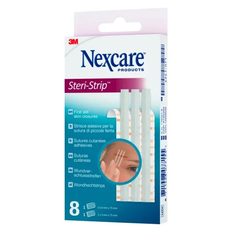 CEROTTO PER SUTURA NEXCARE STERISTRIP 6X75 MM + 3X75 MM - Parafarmacia Mostacciano
