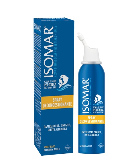 ISOMAR NASO CHIUSO SOLUZIONE ACQUA DI MARE IPERTONICA PER DECONGESTIONE NASO CHIUSO 50 ML - Parafarmacia Mostacciano
