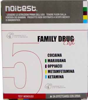 TEST DROGHE FAMILY DRUG TEST 1 PEZZO - Parafarmacia Mostacciano