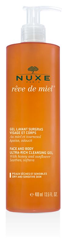 NUXE REVE DE MIEL GEL DETERGENTE VISO E CORPO 400 ML - Parafarmacia Mostacciano