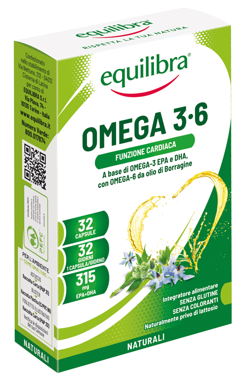 OMEGA 3-6 32 CAPSULE - Parafarmacia Mostacciano
