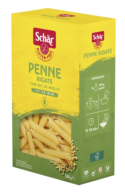 SCHAR PENNE RIGATE 500 G - Parafarmacia Mostacciano