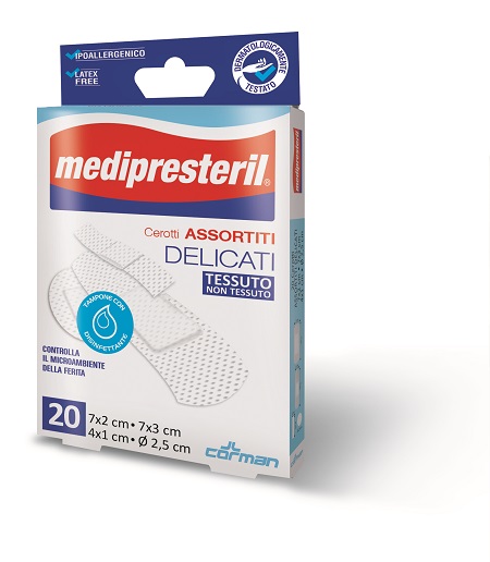 CEROTTO GRANDE MEDIPRESTERIL DELICATO TNT 7X3CM 20 PEZZI - Parafarmacia Mostacciano