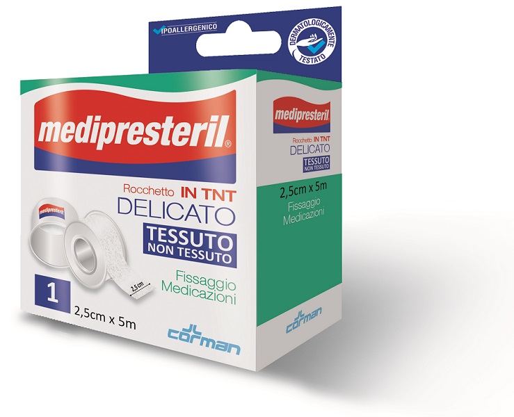 CEROTTO IN ROCCHETTO TESSUTO NON TESSUTO MEDIPRESTERIL 5X250CM - Parafarmacia Mostacciano