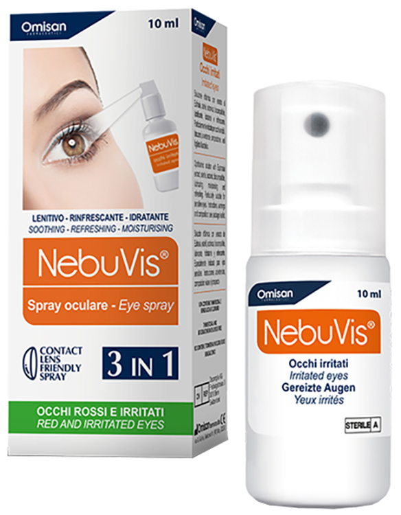 NEBUVIS OCCHI IRRITATI SPRAY 10 ML 1 PEZZO - Parafarmacia Mostacciano