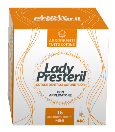 LADY PRESTERIL ASSORBENTI INTERNI MINI 16 PEZZI - Parafarmacia Mostacciano