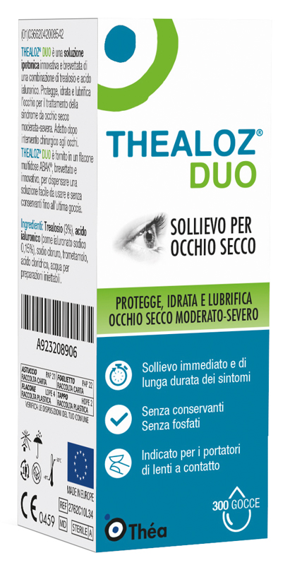 THEALOZ DUO SOLUZIONE OCULARE FLACONE 10 ML - Parafarmacia Mostacciano