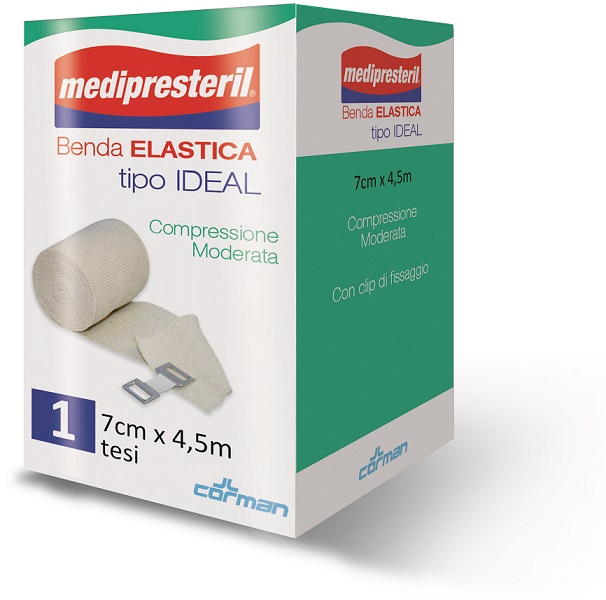 BENDA ELASTICA MEDIPRESTERIL IDEAL CM7X45MT - Parafarmacia Mostacciano