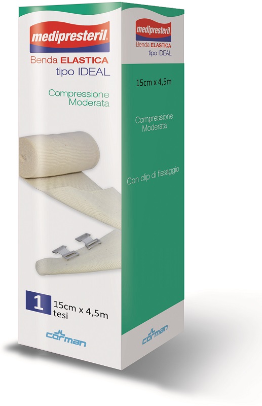 BENDA ELASTICA MEDIPRESTERIL IDEAL CM15X45MT - Parafarmacia Mostacciano