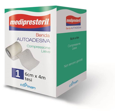 BENDA ADESIVA MEDIPRESTERIL 6X400CM - Parafarmacia Mostacciano