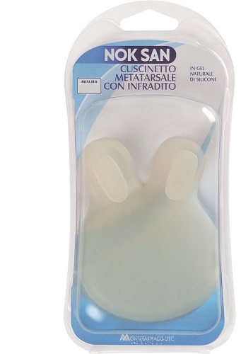 NOK SAN GEL CUSCINETTO METATARSALE CON INFRADITO S/M - Parafarmacia Mostacciano