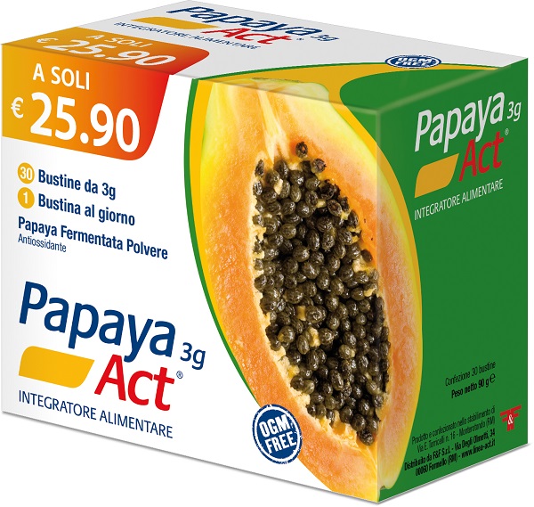 PAPAYA ACT 30 BUSTINE DA 3 G - Parafarmacia Mostacciano