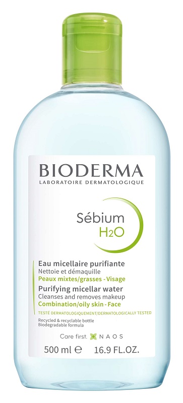 SEBIUM H2O DETERGENTE STRUCCANTE PELLE MISTA 500 ML - Parafarmacia Mostacciano