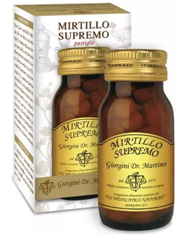 MIRTILLO SUPREMO 80 PASTIGLIE - Parafarmacia Mostacciano