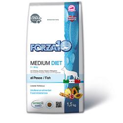 FORZA 10 MEDIUM DIET CON PESCE PER CANI DI MEDIA TAGLIA 1,5 KG - Parafarmacia Mostacciano