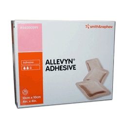 MEDICAZIONE ALLEVYN ADHESIVE 10 CM X 10 CM 10 PEZZI - Parafarmacia Mostacciano
