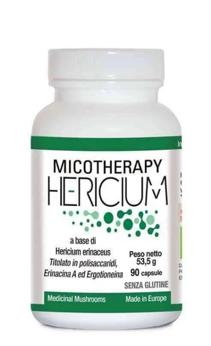 MICOTHERAPY HERICIUM 90 CAPSULE FLACONE 53,50 G - Parafarmacia Mostacciano