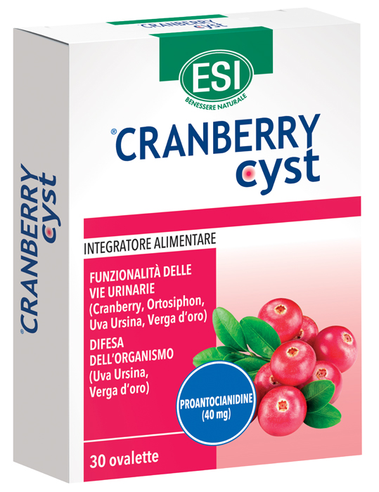 ESI CRANBERRY CYST 30 OVALETTE - Parafarmacia Mostacciano