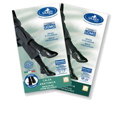 CALZA UOMO COTONE 70 DENARI  GRANDE NERO - Parafarmacia Mostacciano