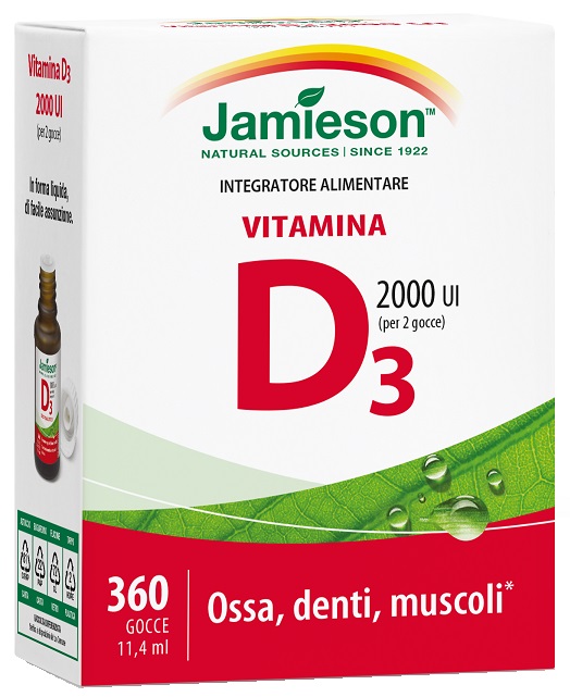 JAMIESON VITAMINA D GOCCE 11,4 ML - Parafarmacia Mostacciano