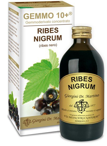 GEMMO 10+ RIBES NERO 200 ML LIQUIDO ANALCOLICO - Parafarmacia Mostacciano