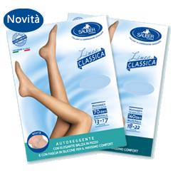 SAUBER CALZA AUTOREGGENTE 140 DENARI MAGLIA MICRORETE NEUTRO BEIGE 2 LINEA CLASSICA - Parafarmacia Mostacciano