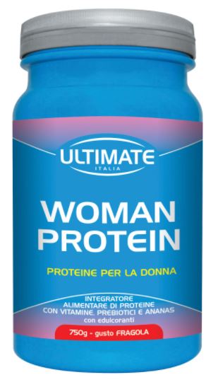 WOMAN PROTEIN FRAGOLA 750 G - Parafarmacia Mostacciano
