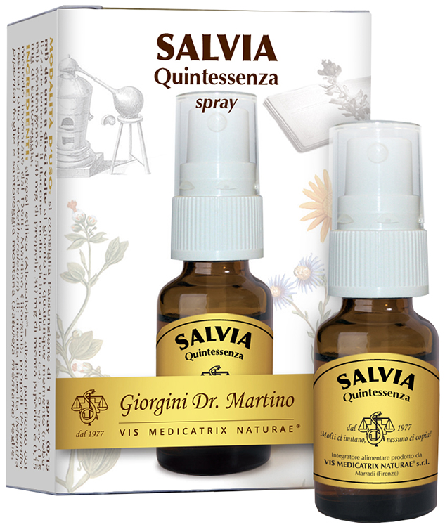 SALVIA QUINTESSENZA SPRAY 15 ML - Parafarmacia Mostacciano