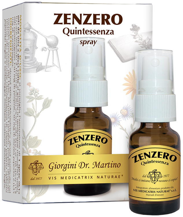 ZENZERO QUINTESSENZA SPRAY 15 ML - Parafarmacia Mostacciano