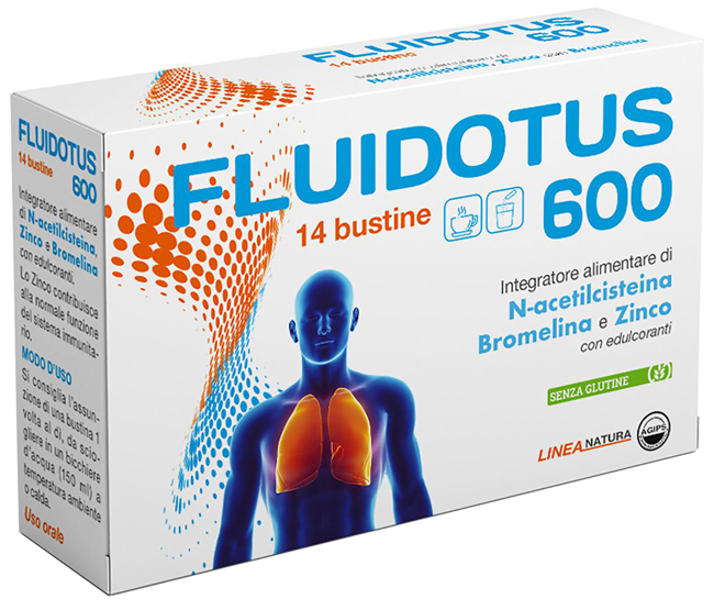 FLUIDOTUS 600 14 BUSTINE - Parafarmacia Mostacciano