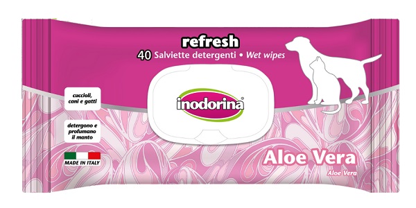 SALVIETTE ALOE VERA INODORINA 40 PEZZI - Parafarmacia Mostacciano