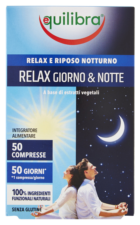 RELAX GIORNO & NOTTE 50 COMPRESSE - Parafarmacia Mostacciano