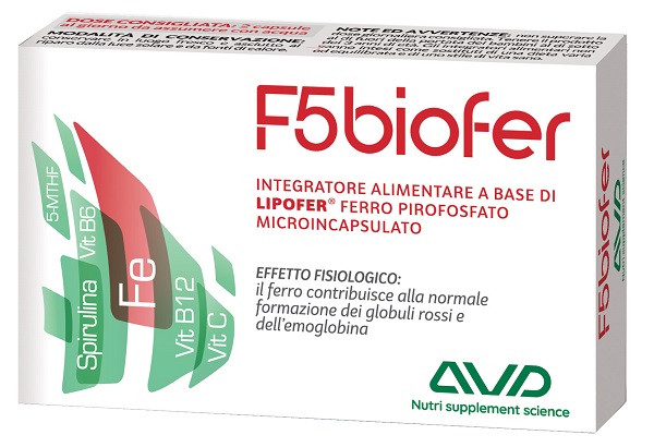 F5 BIOFER 30 CAPSULE BLISTER 14,8 G - Parafarmacia Mostacciano