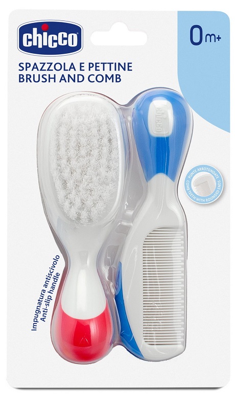 CHICCO SPAZZOLA + PETTINE NYLON - Parafarmacia Mostacciano