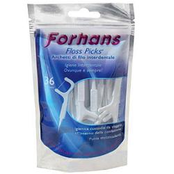 FORHANS ARCHETTI INTERDENTALI FLOSS PICKS 36PZ - Parafarmacia Mostacciano
