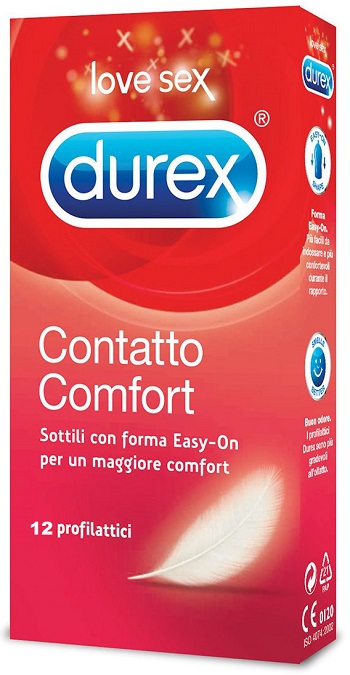 PROFILATTICO DUREX CONTATTO COMFORT 12 PEZZI - Parafarmacia Mostacciano