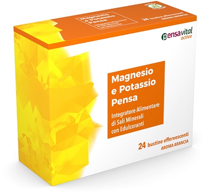MAGNESIO E POTASSIO ARANCIA PENSA 24 BUSTINE EFFERVESCENTI - Parafarmacia Mostacciano