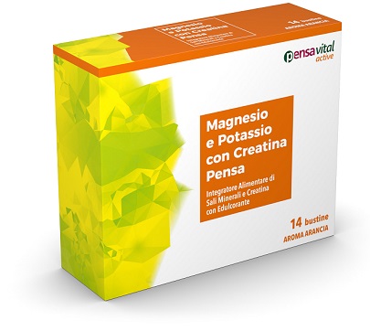 MAGNESIO E POTASSIO CON CREATINA ARANCIA PENSA 14 BUSTINE - Parafarmacia Mostacciano