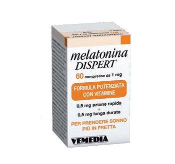 MELATONINA DISPERT 1MG DI MELATONINA 60 COMPRESSE - Parafarmacia Mostacciano
