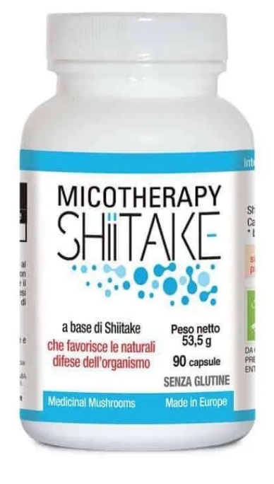 MICOTHERAPY SHIITAKE 90 CAPSULE FLACONE 53,50 G - Parafarmacia Mostacciano