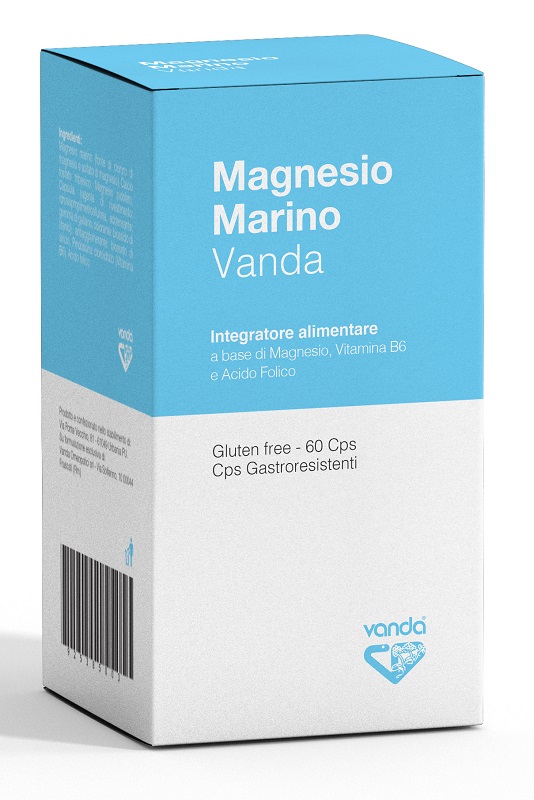 MAGNESIO MARINO VANDA 60 CAPSULE - Parafarmacia Mostacciano