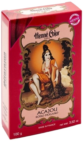POLVERE HENNE ACAJOU ROSSO MOGANO HENNE COLOR POLVERE VEGETALE COLORANTE RIFLESSANTE 100 G - Parafarmacia Mostacciano