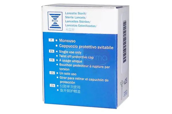 LANCETTE PUNGIDITO BRUNO 25 PEZZI - Parafarmacia Mostacciano