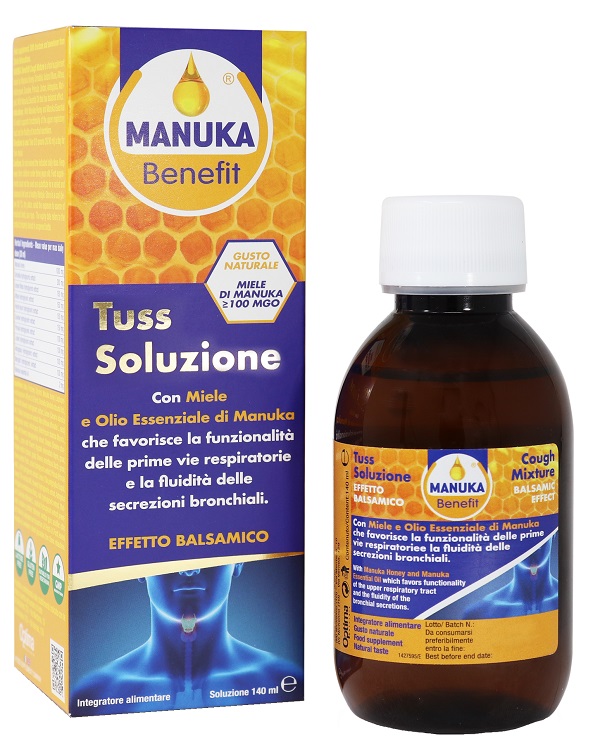 MANUKA BENEFIT TUSS SOLUZIONE 140 ML - Parafarmacia Mostacciano
