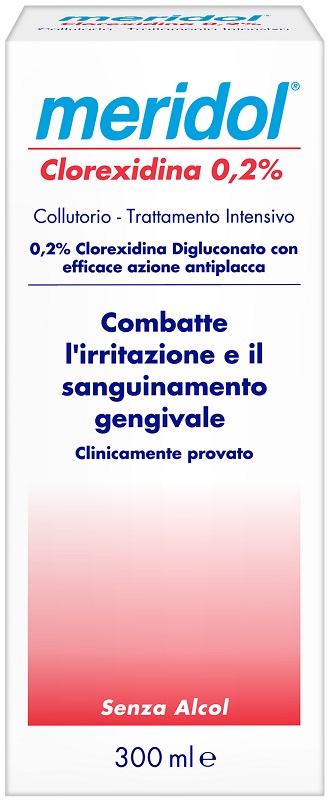 MERIDOL CLOREXIDINA 0,2% COLLUTORIO 300 ML - Parafarmacia Mostacciano