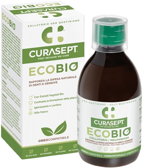 CURASEPT COLLUTORIO ECOBIO 300 ML PHARMADENT - Parafarmacia Mostacciano