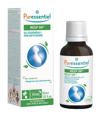 MISCELA RESP OK OLI ESSENZIALI PER DIFFUSIONE 30 ML PURESSENTIEL ECOCERT - Parafarmacia Mostacciano