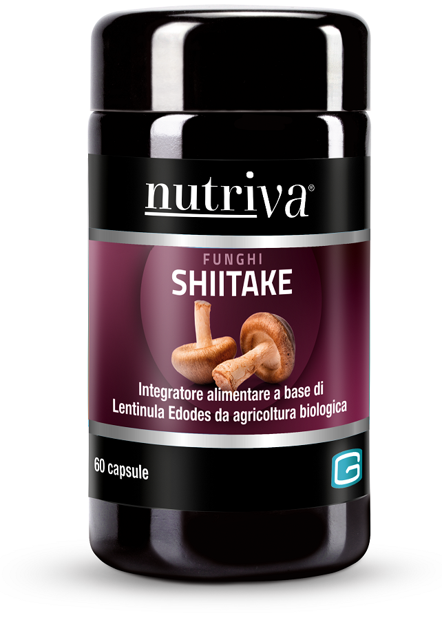 NUTRIVA SHITAKE 60 VEGICAPSULE - Parafarmacia Mostacciano