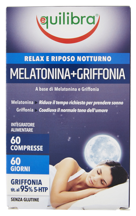 MELATONINA + GRIFFONIA 60 COMPRESSE - Parafarmacia Mostacciano