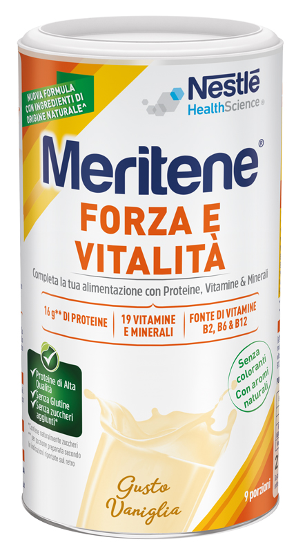 MERITENE VANIGLIA ALIMENTO ARRICCHITO 270 G - Parafarmacia Mostacciano